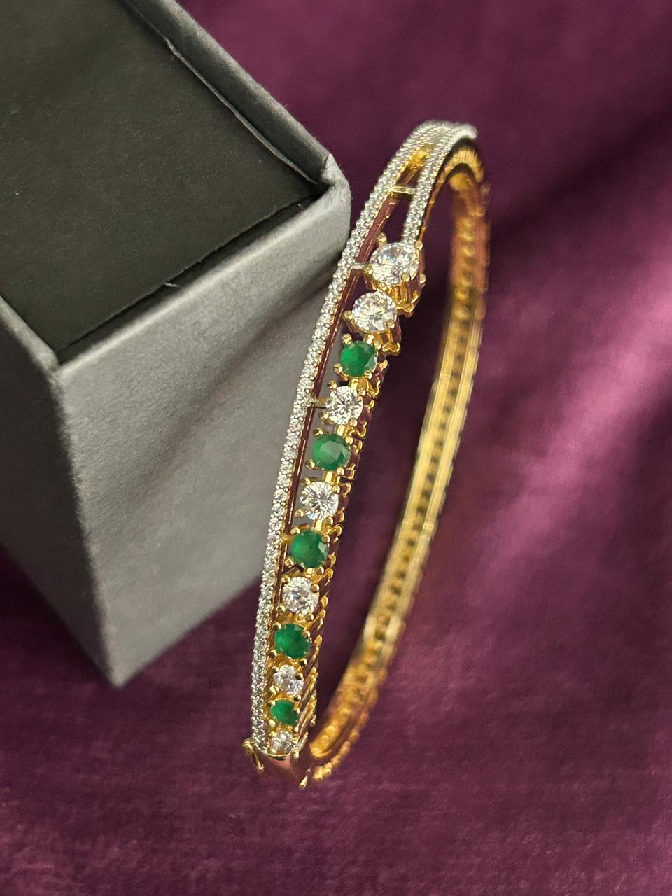 Ruhaniya Ruby Radiance AD Openable Bracelet