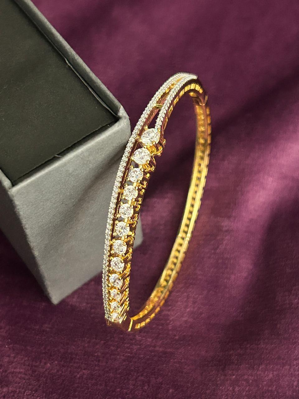 Ruhaniya Ruby Radiance AD Openable Bracelet