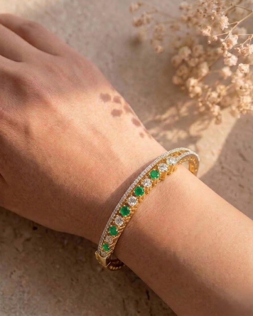 Ruhaniya Ruby Radiance AD Openable Bracelet