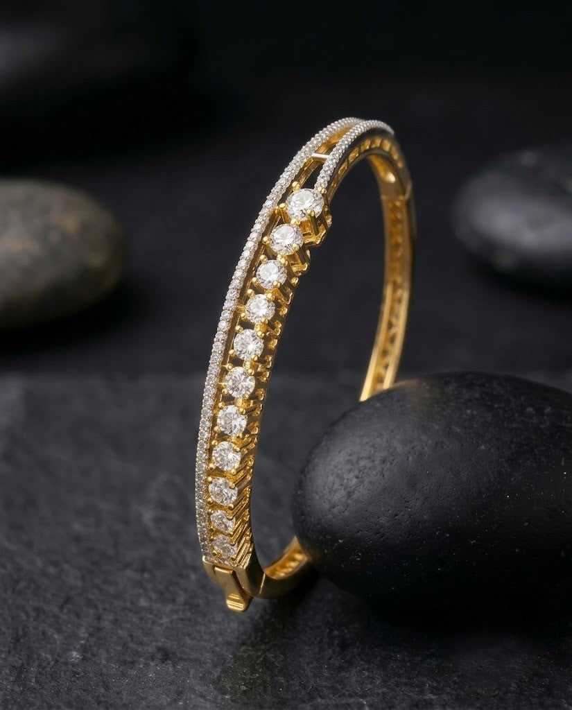 Ruhaniya Ruby Radiance AD Openable Bracelet
