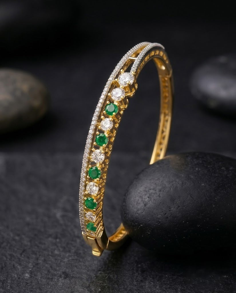 Ruhaniya Ruby Radiance AD Openable Bracelet
