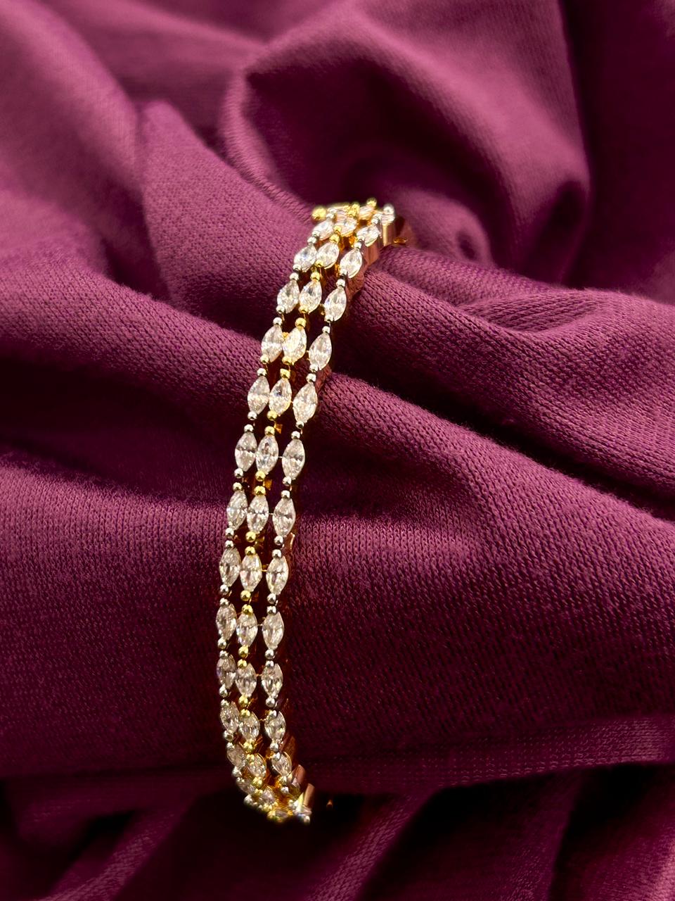 Royale Marquise Crystal Bangle