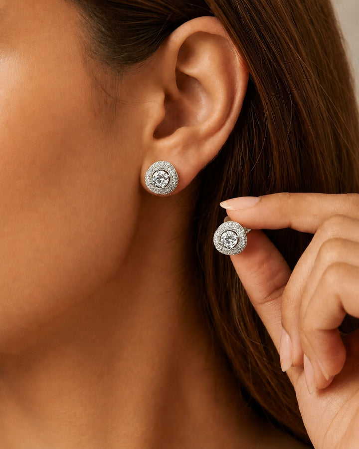 Rajsi Chand Tara AD Stud Earrings