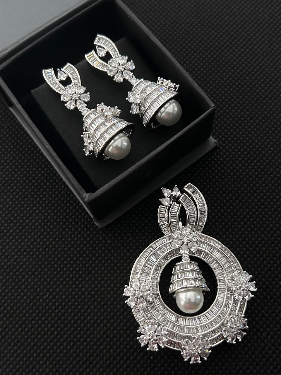 Noorika Pearl Pendent  & Earrings For Women