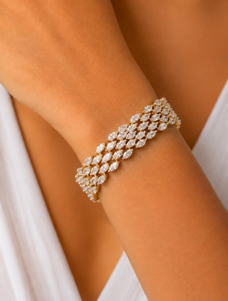 Celestia Marquise Cascade Bracelet