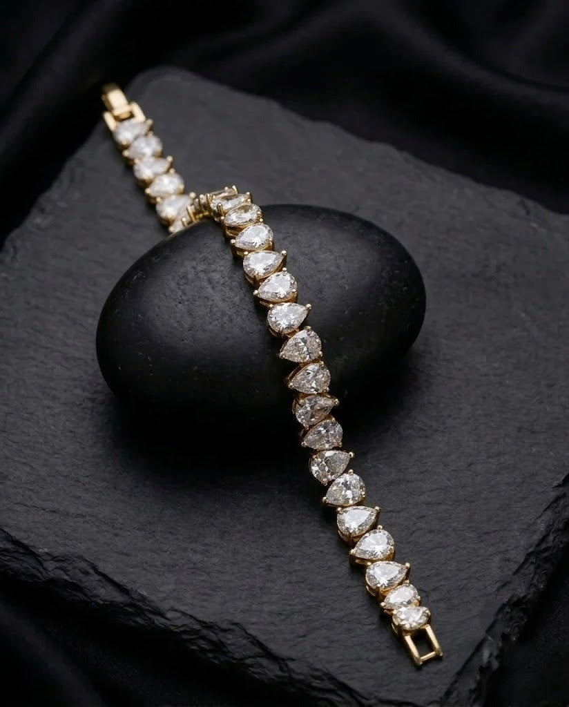 Zivara Teardrop Luxe Tennis Bracelet