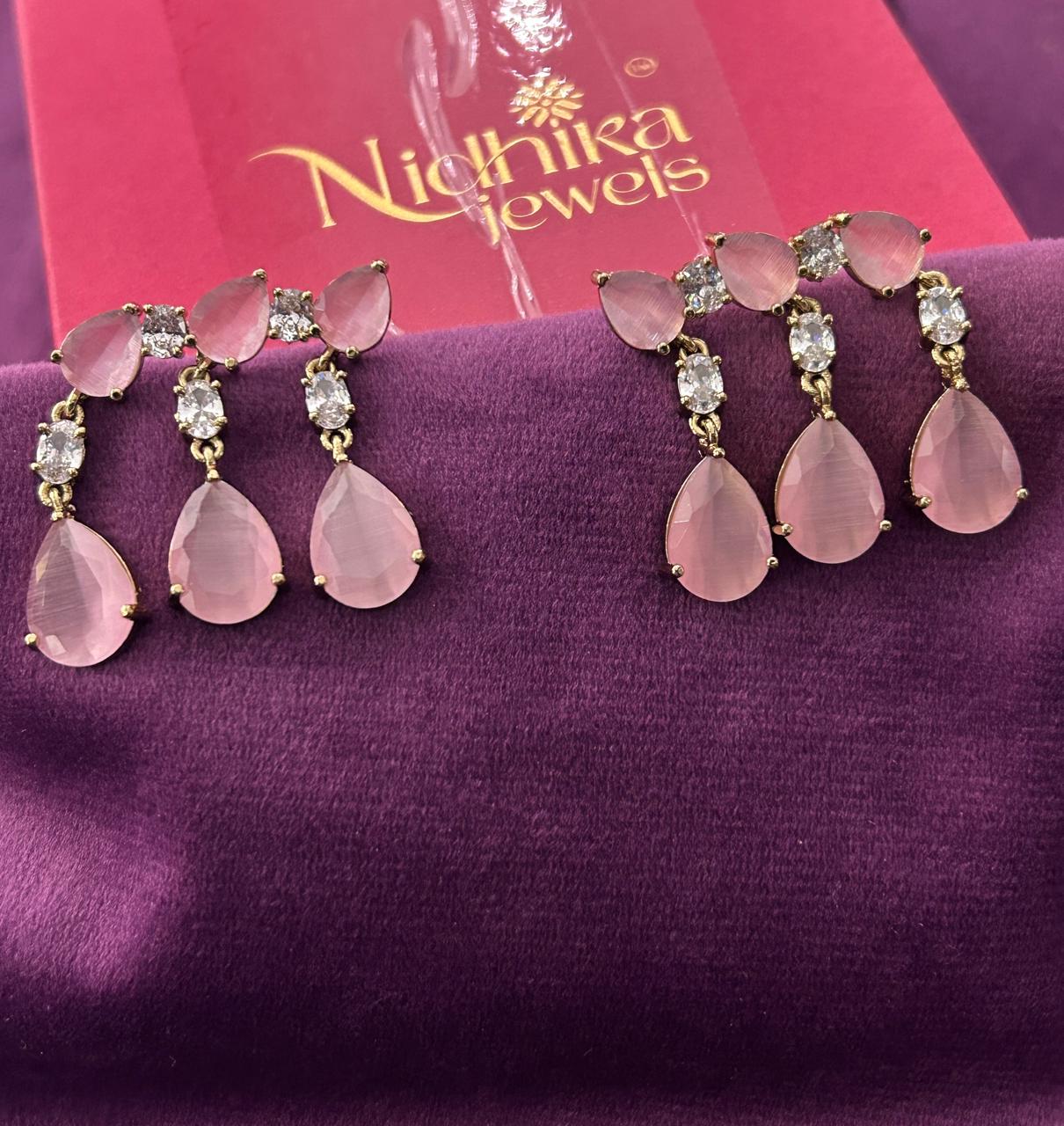 Myra Luxe Crystal Teardrop Earrings