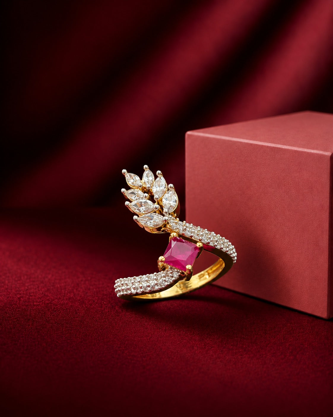Vanya Vine Adjustable Ring