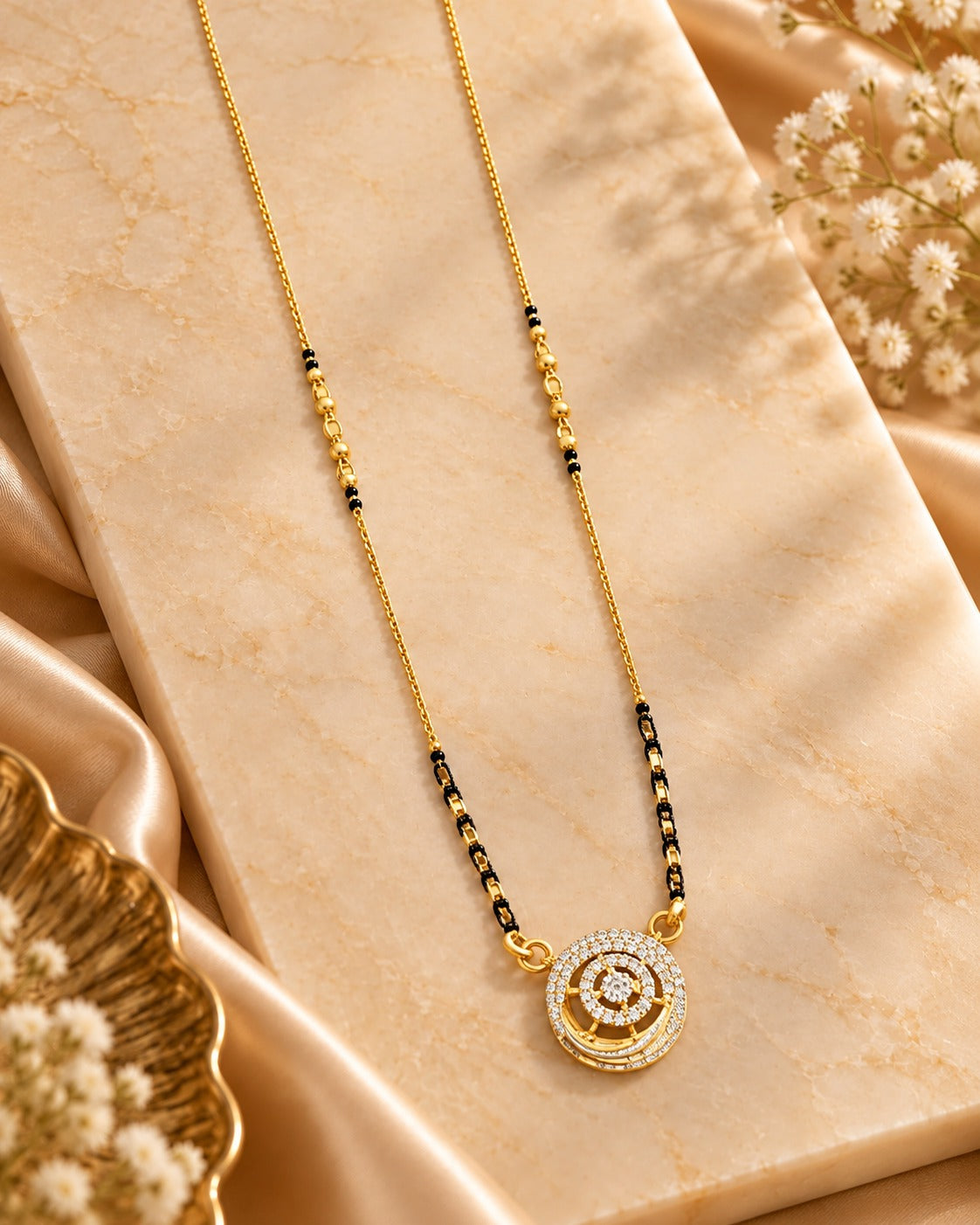 Avyara Diamond Swirl Mangalsutra – Buy 1 Get 1 Free