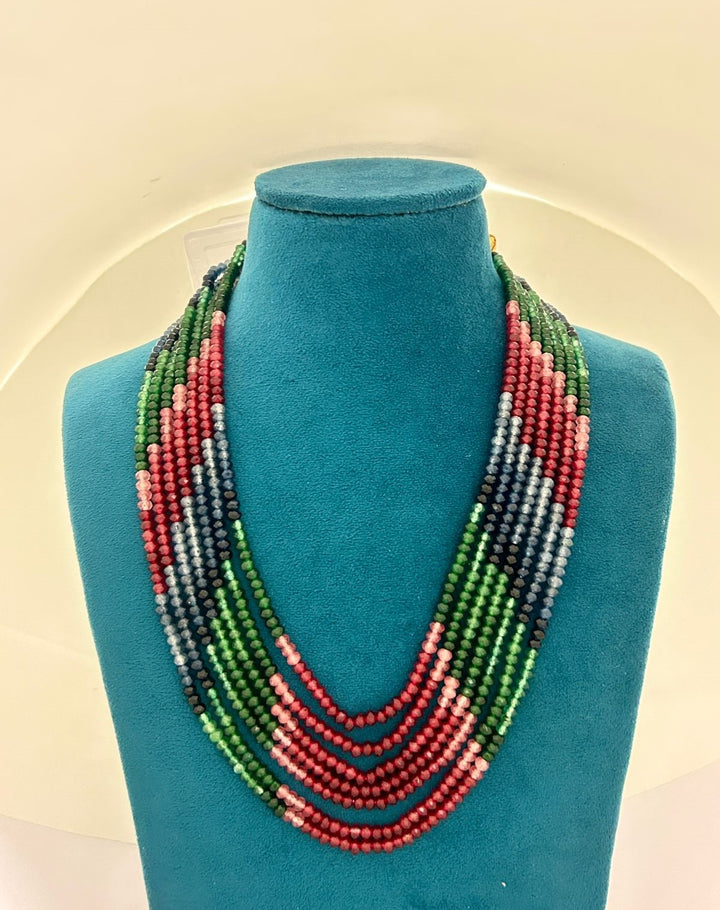 Onyx Beads Multi Layer 4 Variants Necklaces - Beads Semi Precious