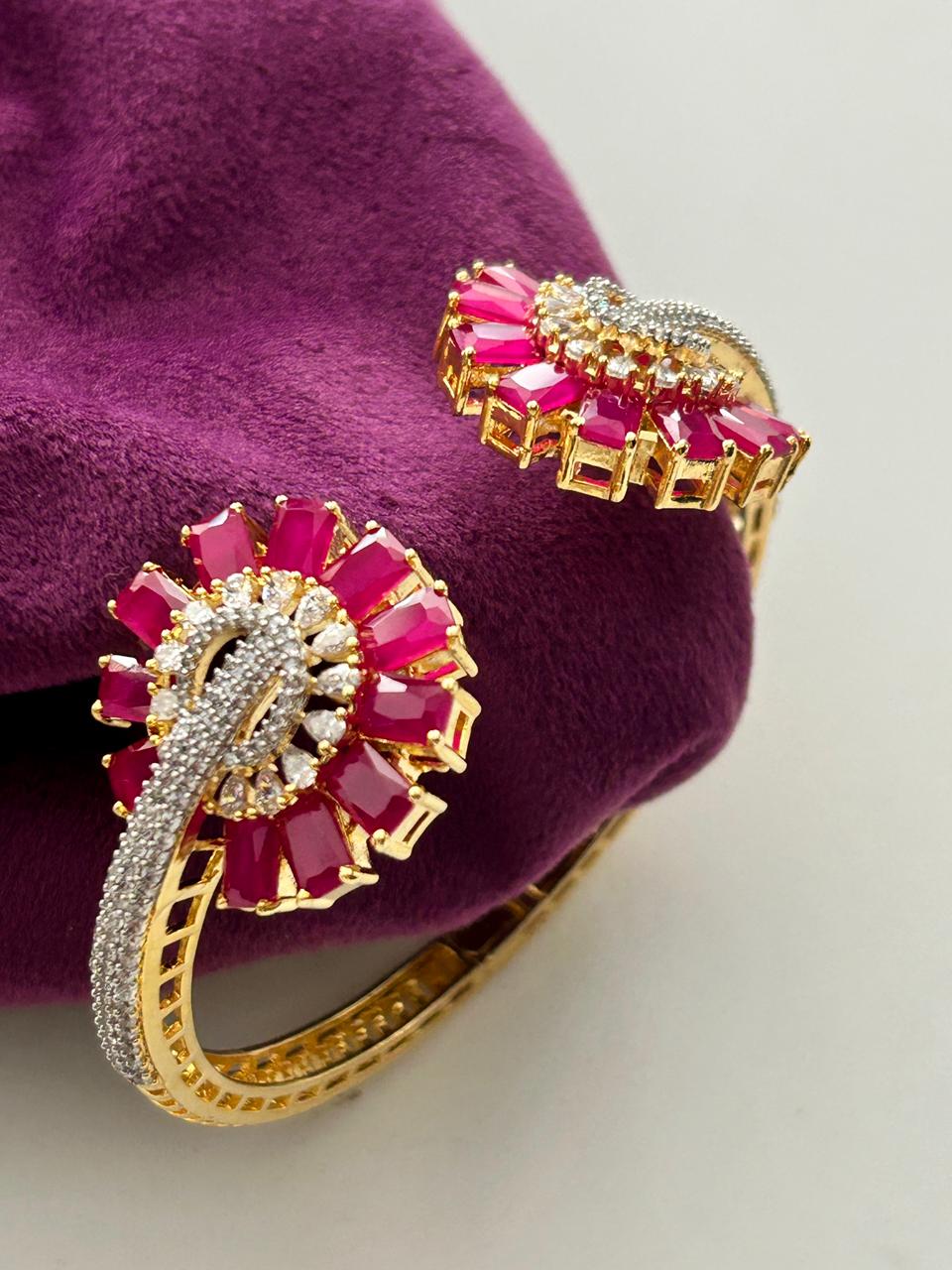 Zariya Elegance Kada Stone Designer Kada for Women