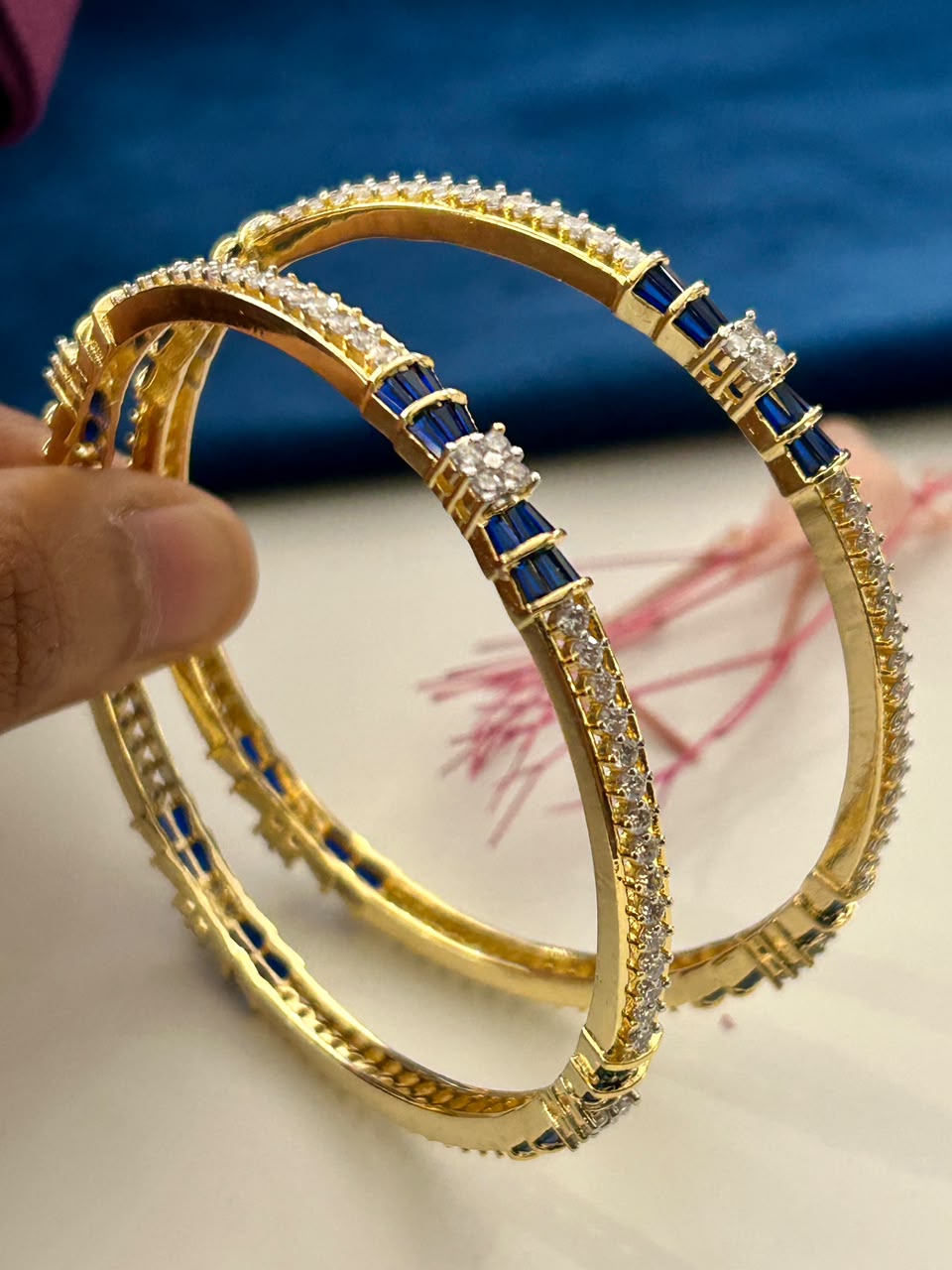 Panna Jyoti Diamond Bangles
