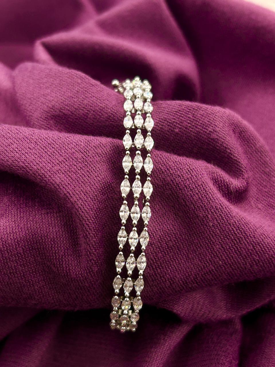 Royale Marquise Crystal Bangle
