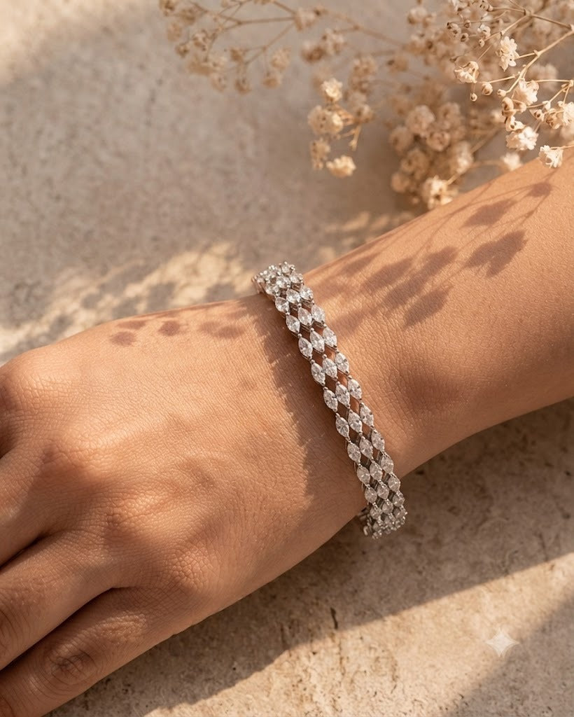 Royale Marquise Crystal Bangle