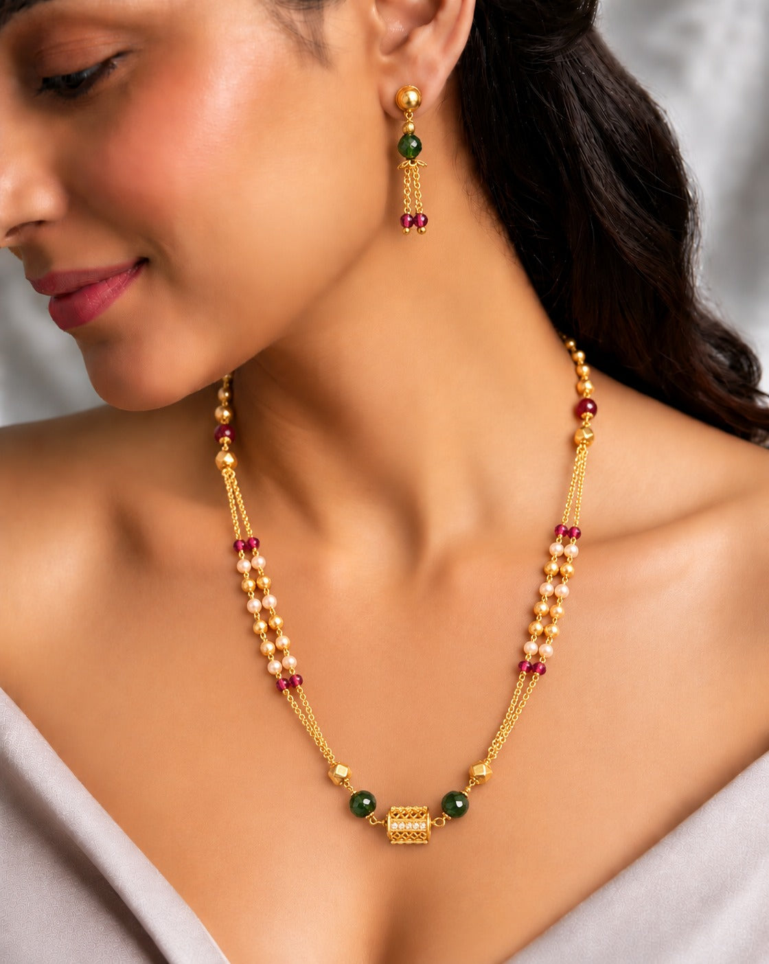 Multicolor Designer Mala Set