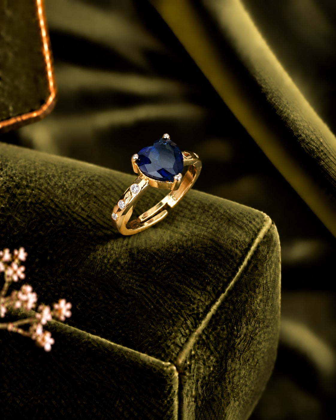 Trillion Glow Adjustable Ring