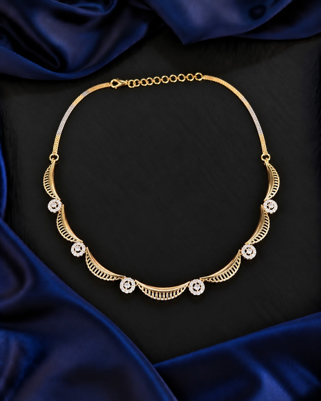 Celestial Swirl Collar Necklace