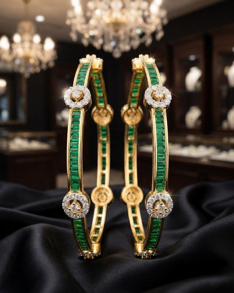 Neelakshi Royale Sapphire Bangles for Women