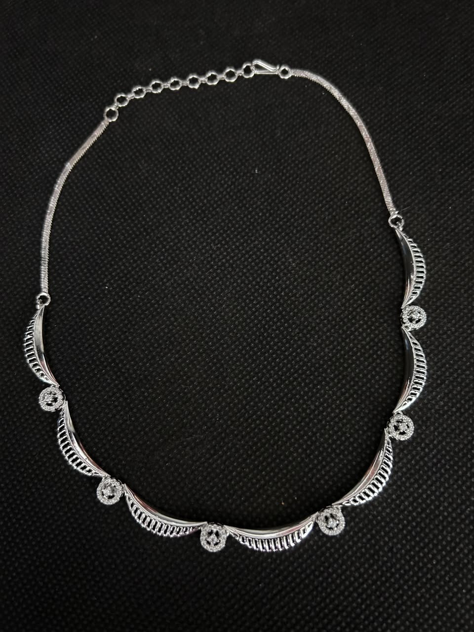 Celestial Swirl Collar Necklace