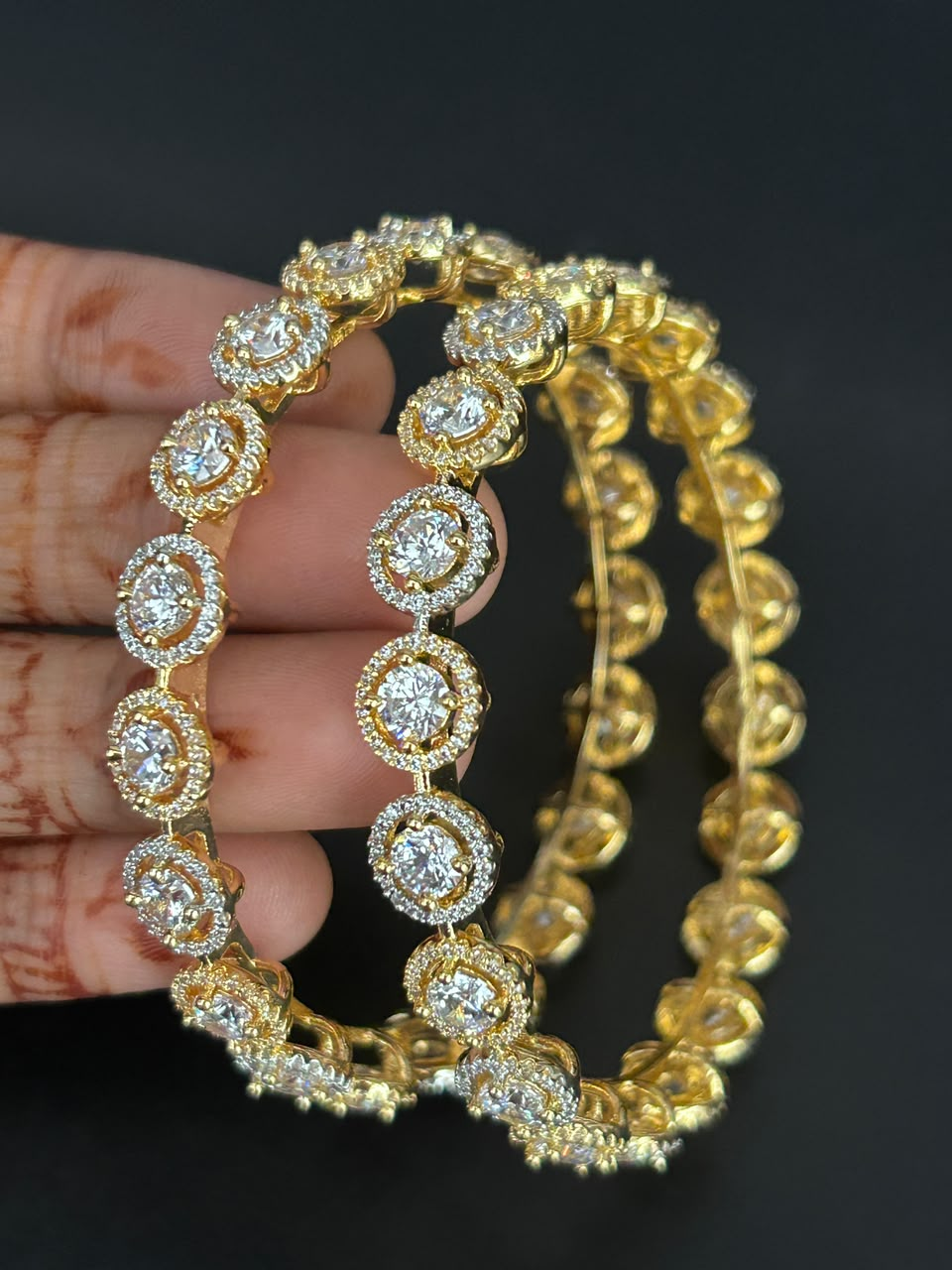Aurelia Vritti Floral Luxe Bangles