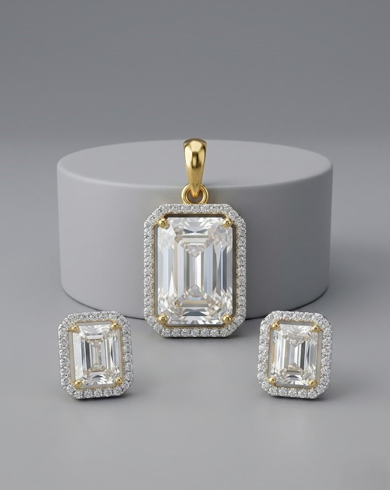 Panna Rajsi Pendant Set