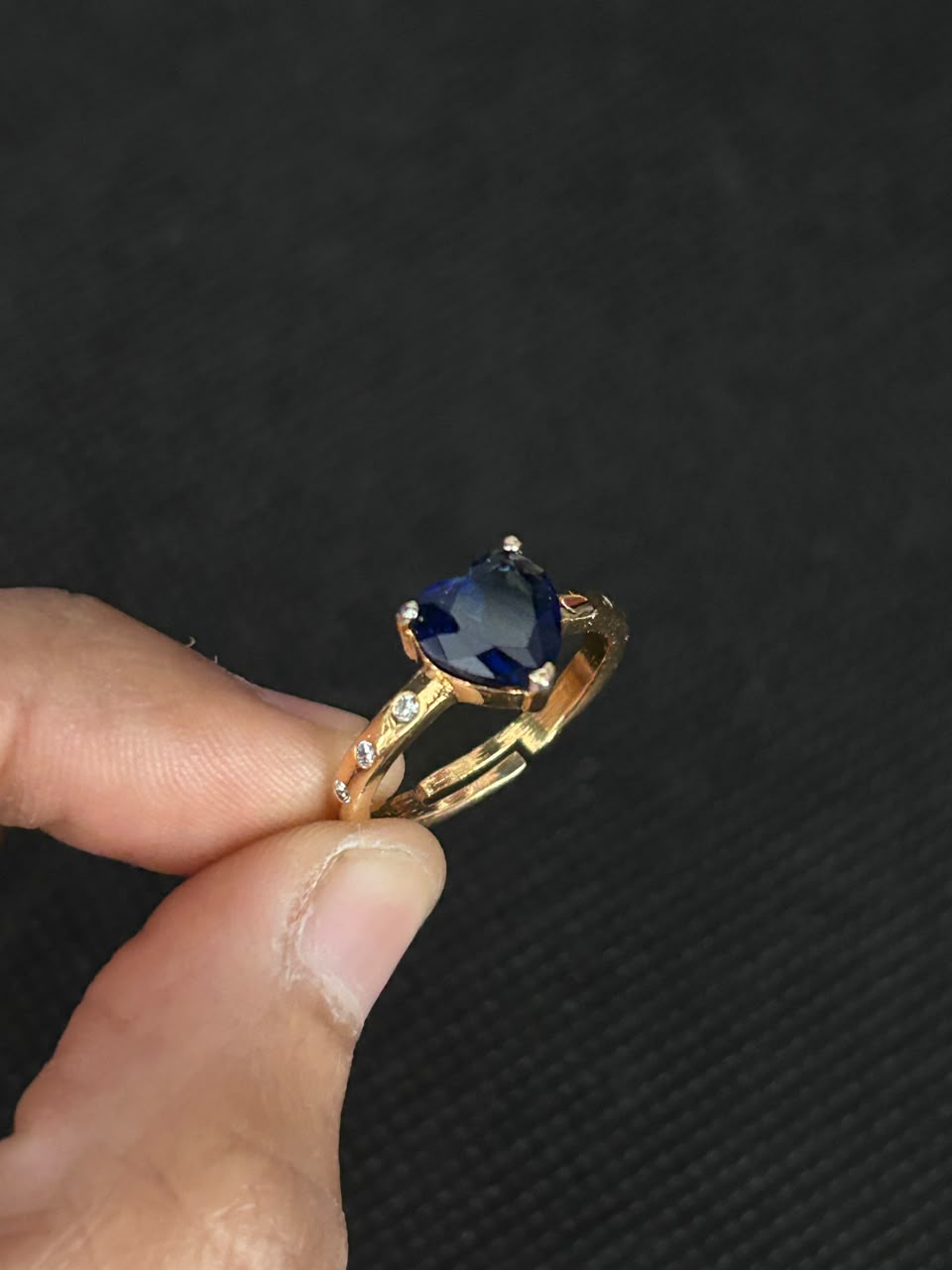 Trillion Glow Adjustable Ring