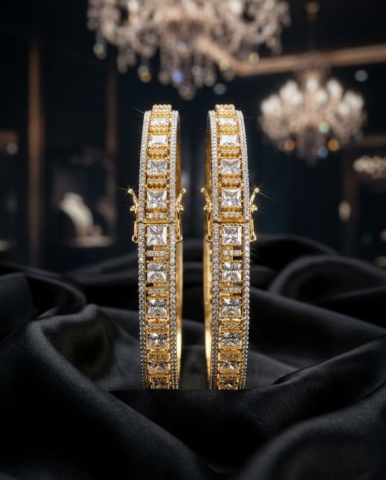 Heerrekha Openable Diamond Bangles