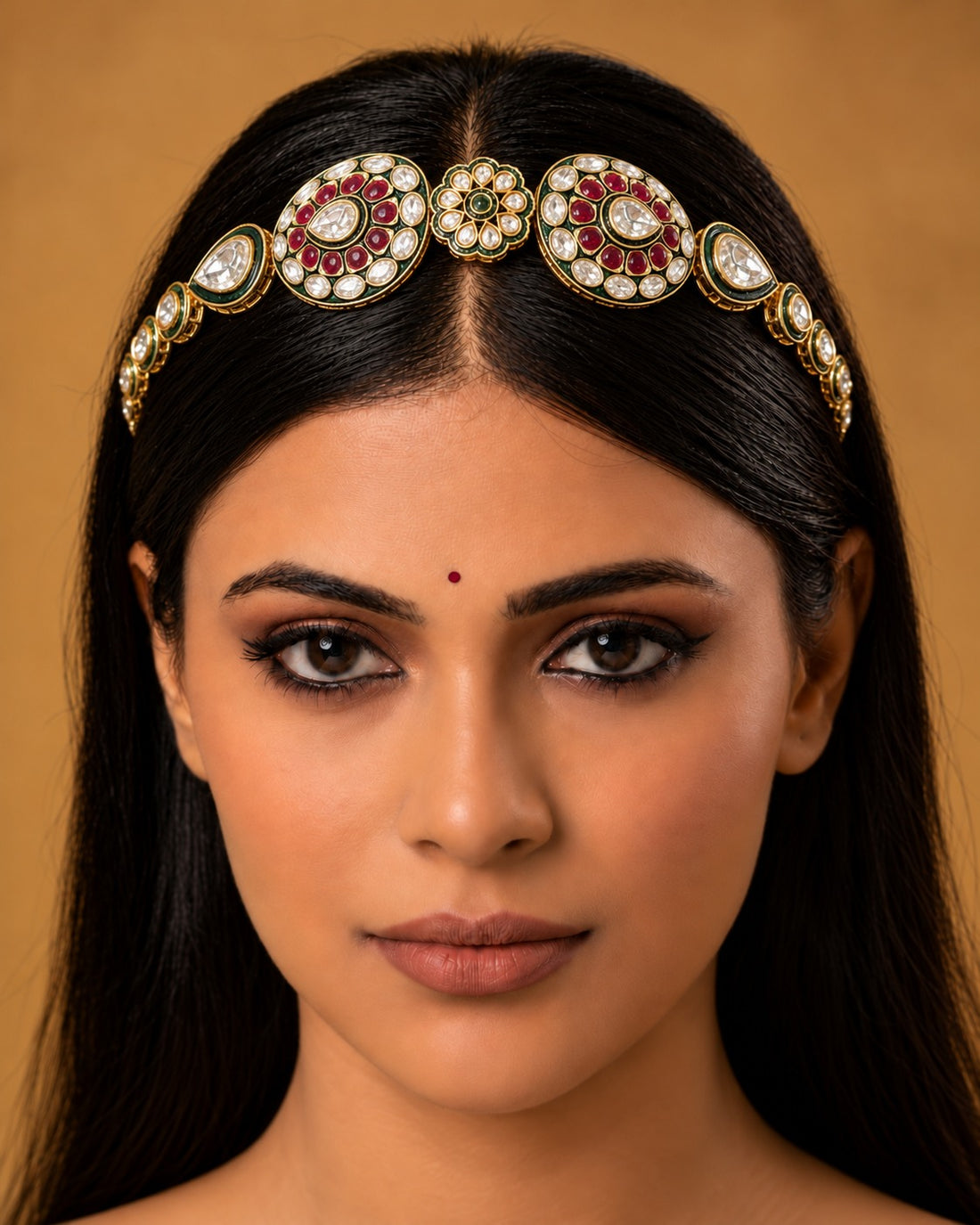 Rajvanshi Kundan Sheeshphool Headband