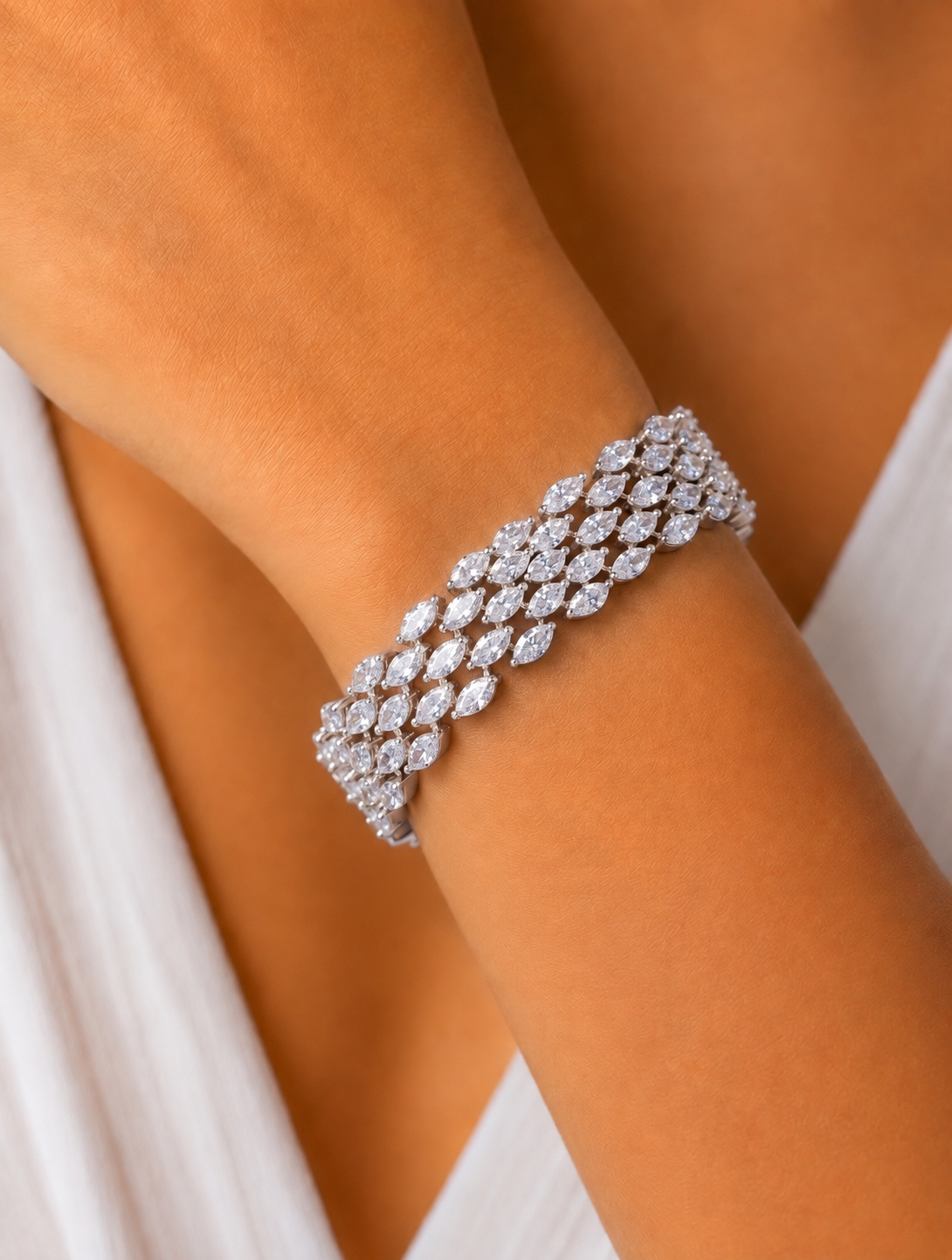 Celestia Marquise Cascade Bracelet