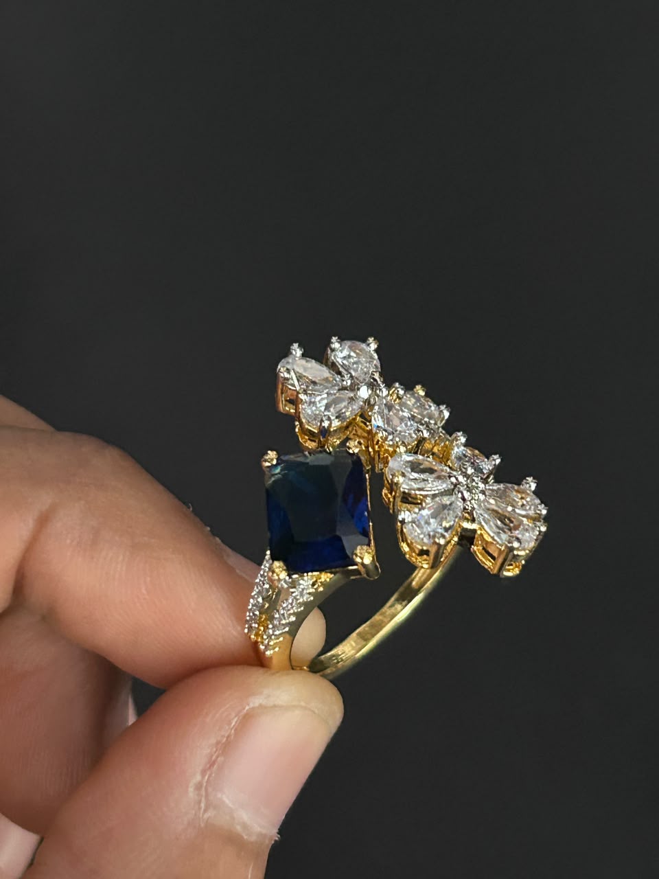 Aurelia Bloom Adjustable Statement Ring