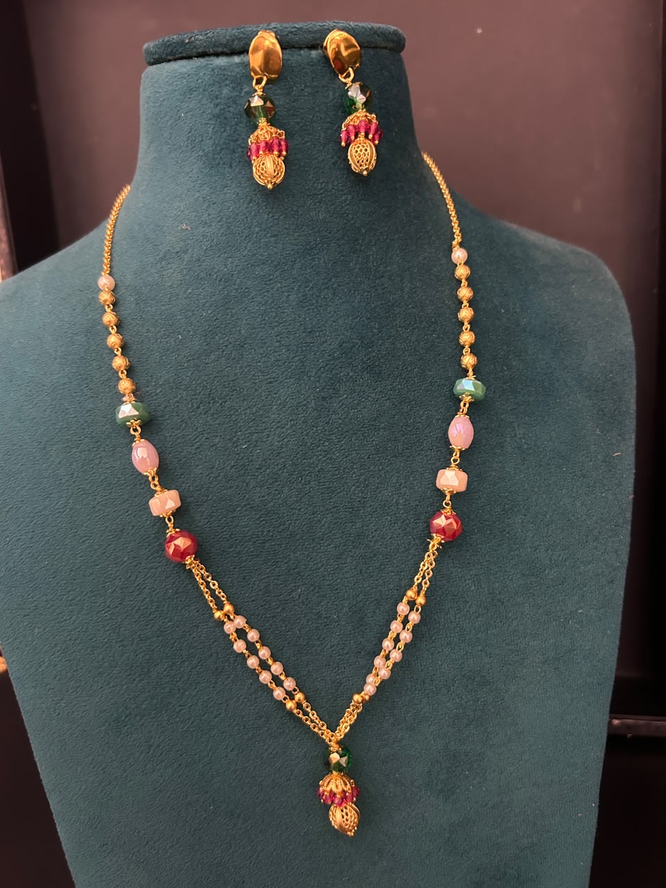Royal Beaded Mala Set
