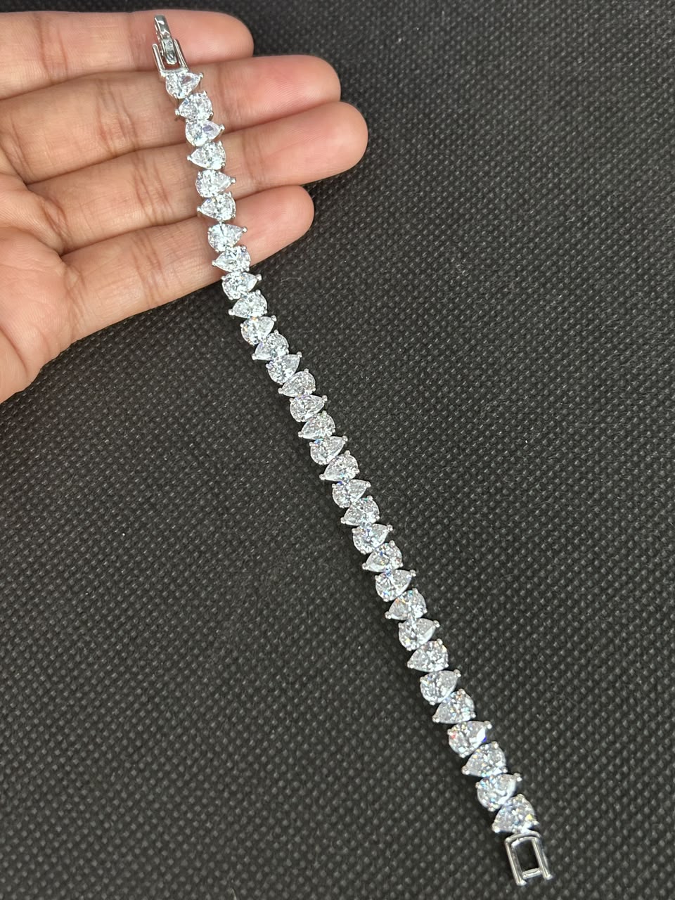 Zivara Teardrop Luxe Tennis Bracelet