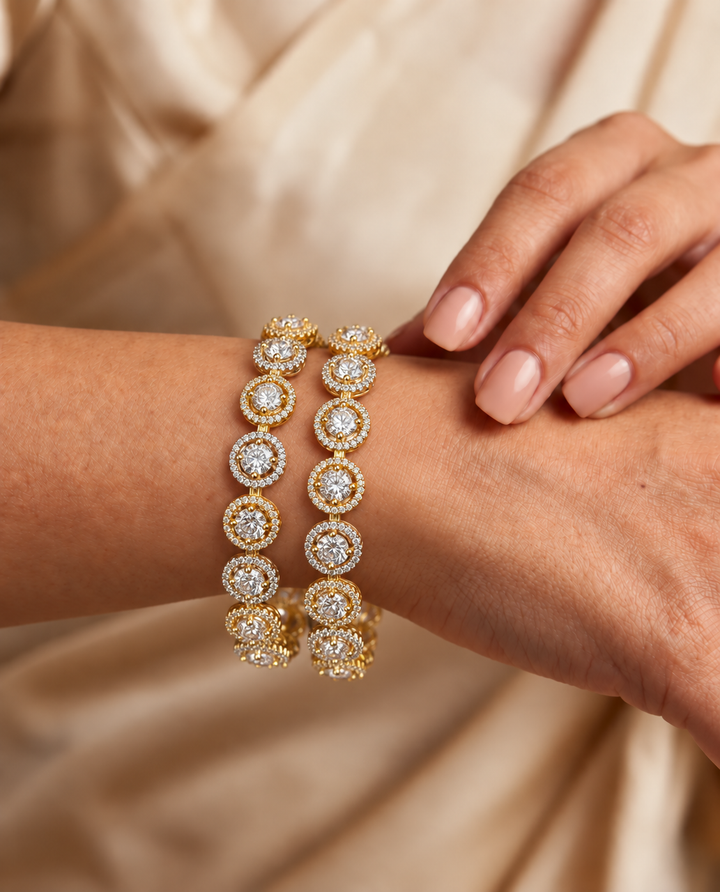 Aurelia Vritti Floral Luxe Bangles