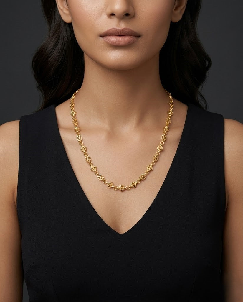 Varnika Luxe Designer Gold-Tone Chain
