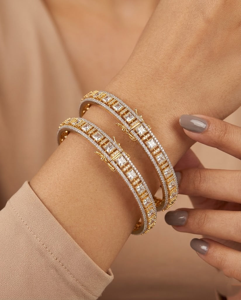Heerrekha Openable Diamond Bangles