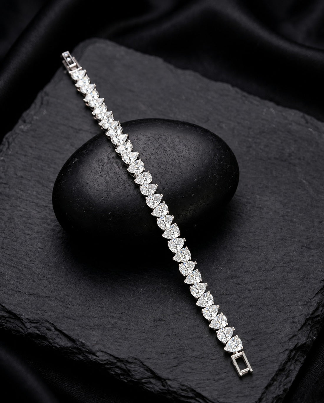 Zivara Teardrop Luxe Tennis Bracelet