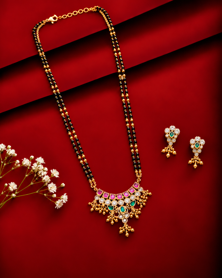 24 Inch Antique Rajwadi Mangalsutra Set