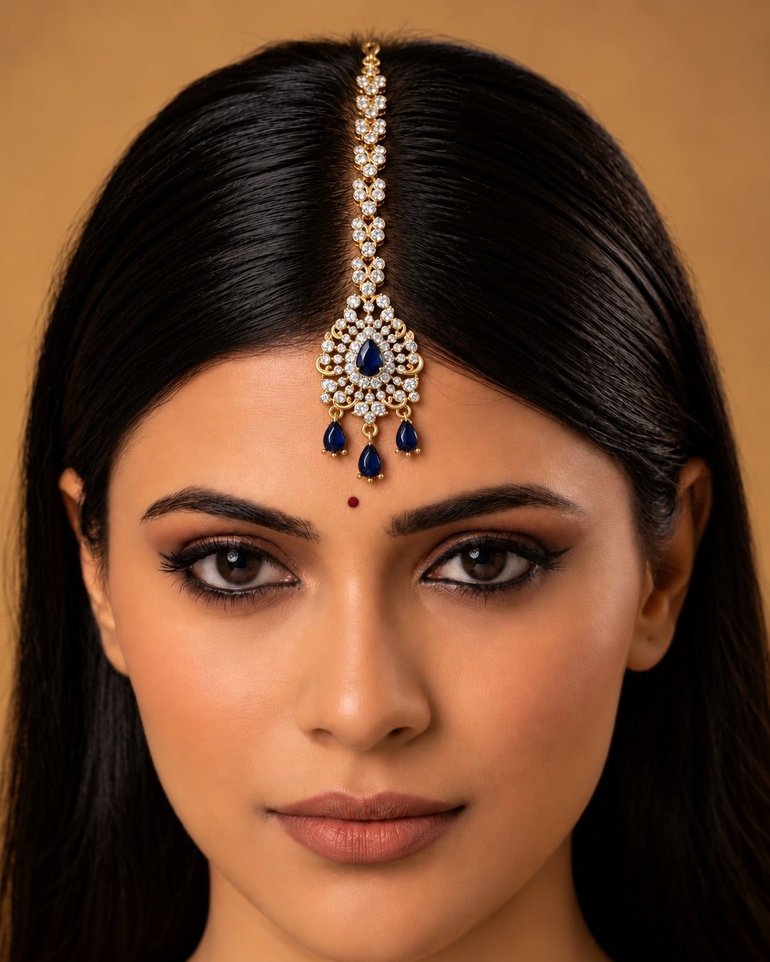 Royal Teardrop Bridal Maang Tikka